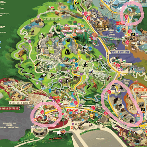 サンディエゴ動物園　マップ
