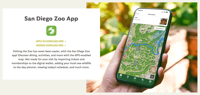 サンディエゴ動物園アプリ