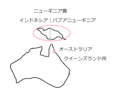 キノボリカンガルー分布図